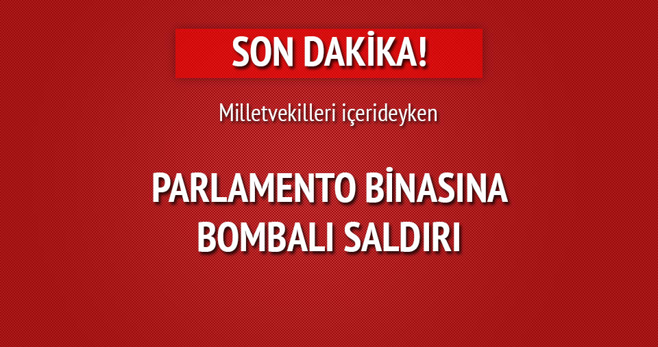 Afganistan Parlamentosu’na bombalı saldırı