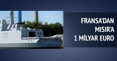 Fransa’dan Mısır’a 1 milyar euroluk fırkateyn