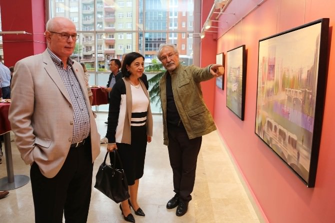 Şener Demirkol 40’ıncı Yıl Resim Sergisi Açıldı