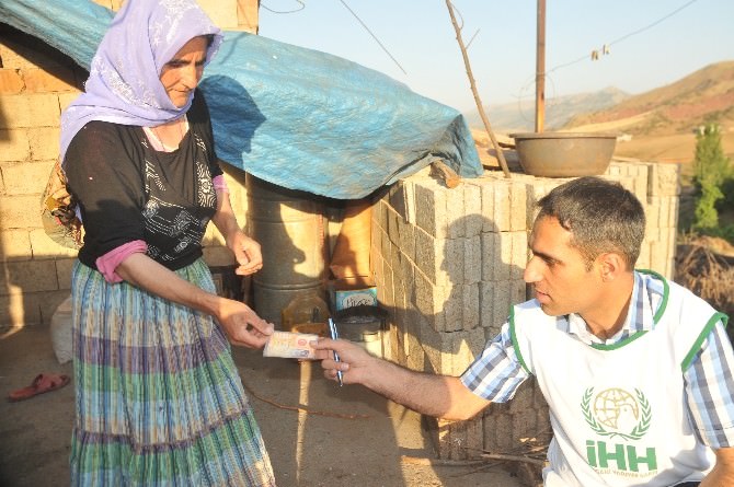 İHH Şırnak’ta 150 Aileye Ramazan Kumanyası Dağıttı