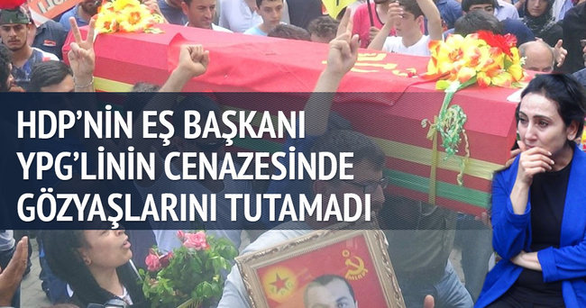Figen Yüksekdağ YPG’li’nin cenazesinde ağladı
