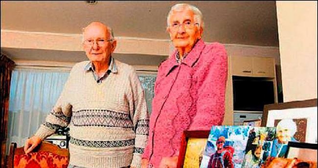 67 yıl evlilikten sonra iki saat arayla öldüler