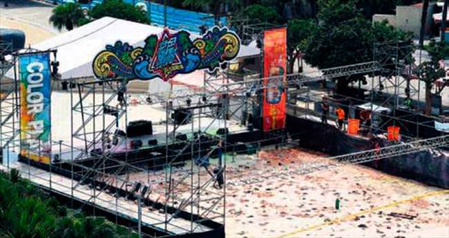 Renkli toz festivalini faciaya dönüştüren yangında 516 yaralı