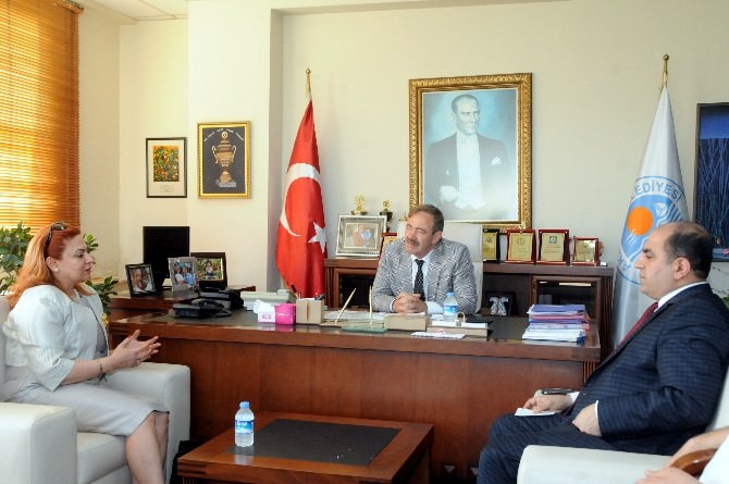 Irak Gaziantep Başkonsolosu Başkan Türk’ü Ziyaret Etti