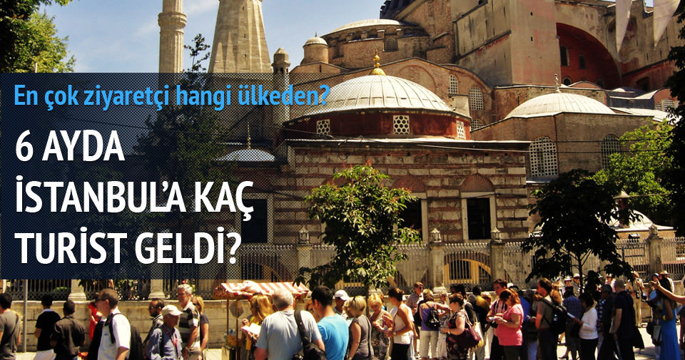 İstanbul’a 6 ayda kaç turist geldi?