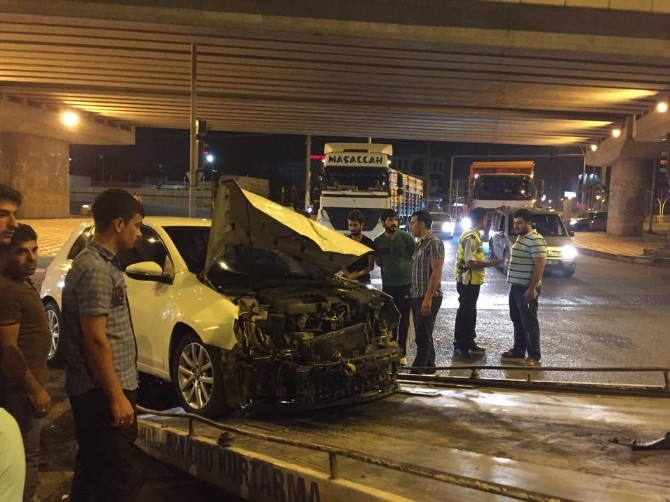 Diyarbakır’da Maddi Hasarlı Trafik Kazası