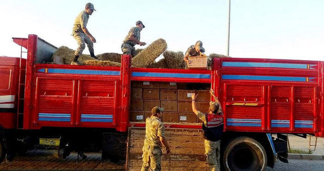 Bozuk kamyonda 10 bin fünye ele geçirildi