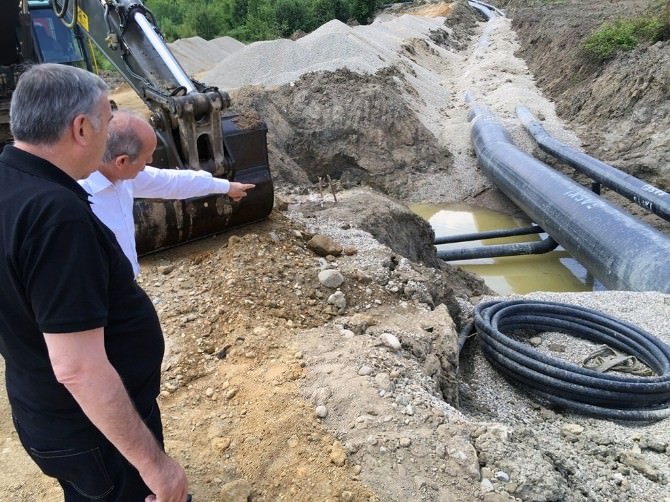 Başkan Toçoğlu Akçay Barajı Yapım Çalışmalarını İnceledi