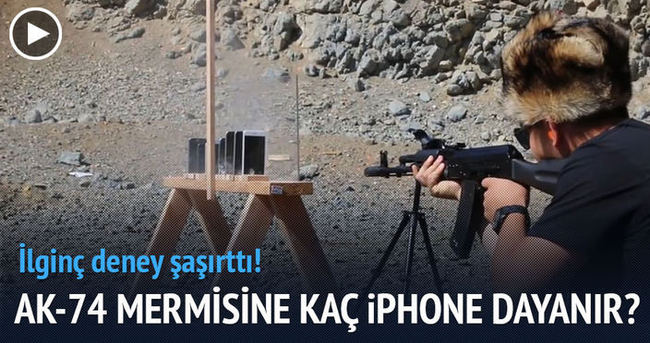 AK-74 mermisine kaç iPhone dayanır?