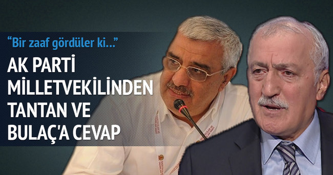AK Parti milletvekilinden Tantan ve Bulaç’a cevap