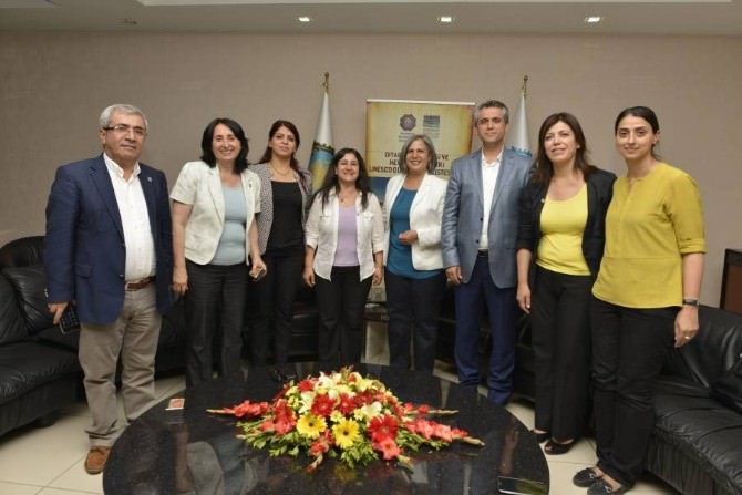 HDP Milletvekillerinden Diyarbakır Büyükşehir Belediyesi’ne ’UNESCO’ Ziyareti