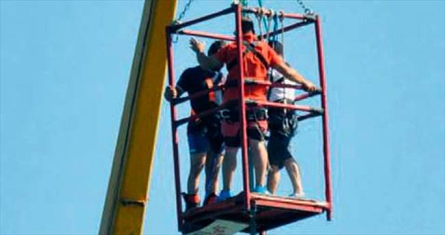 Çeşme’de bungee jumping heyecanı