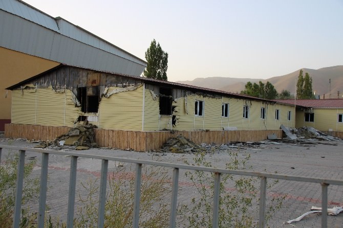 6-7 Ekim Olaylarında Yakılan Lise Binası Onarılacak