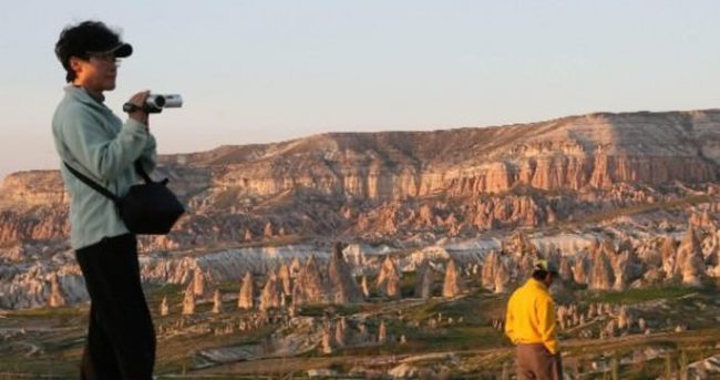 Kapadokya’da Japon turist şoku!