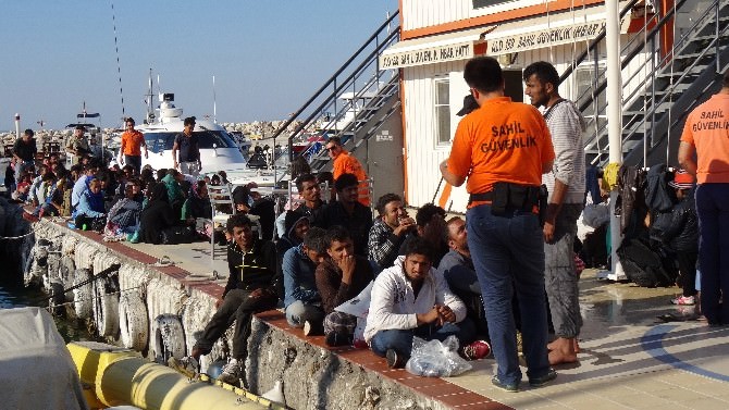 Çanakkale’de 101 Kaçak Göçmen Yakalandı
