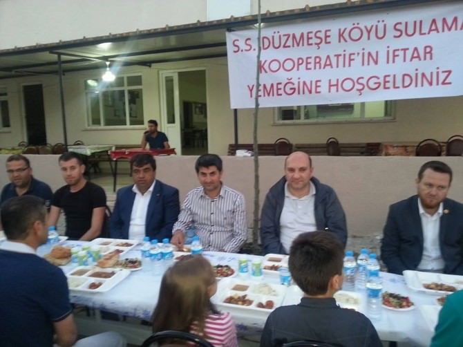 Düzmeşe Köyü Sulama Kooperatifi İftar Yemeği Düzenledi