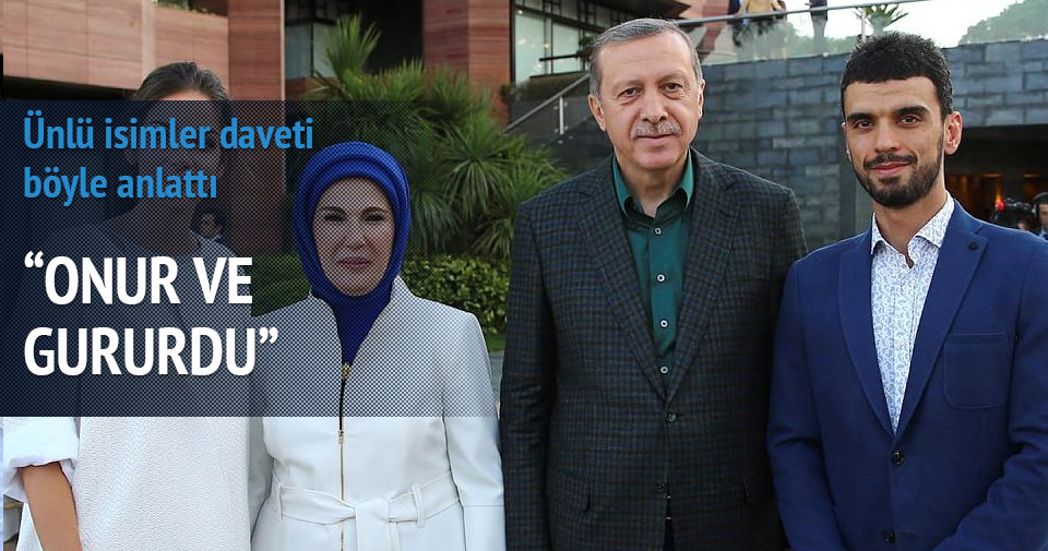 Cumhurbaşkanı Erdoğan sanatçılarla iftar yaptı