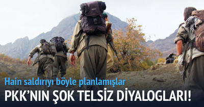 PKK’lı teröristlerin şok telsiz diyalogları!