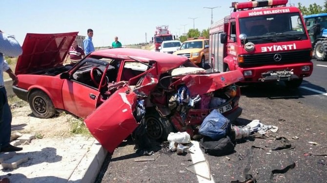 Niğde’de Trafik Kazası: 1 Yaralı