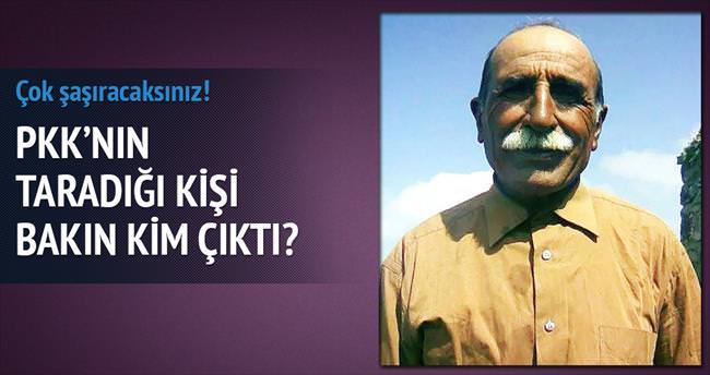 PKK’nın taradığı kişi militan babası çıktı