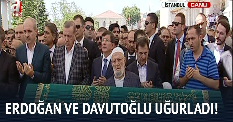 Erdoğan ve Davutoğlu’ndan Ali Nar’a veda