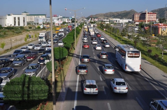 Afyonkarahisar’da Trafik Yoğunluğu