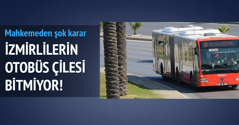 İzmir Belediye’sinin ihalesini alan firmayla ilgili mahkemeden önemli karar