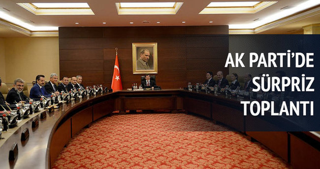 AK Parti’de Bakanlar Kurulu ve MYK üyeleriyle toplantı