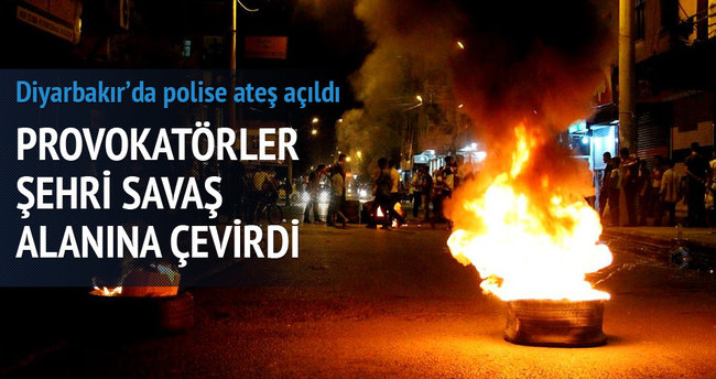 Diyarbakır’da polise ateş açıldı