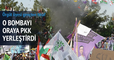 HDP mitingine bombayı PKK yerleştirdi!