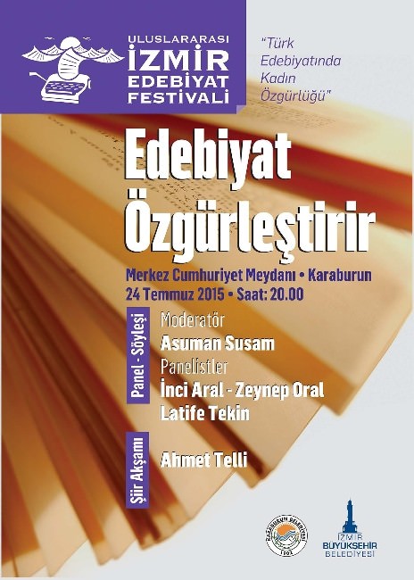 İzmir’de Uluslararası Edebiyat Festivali Başlıyor