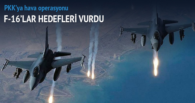 PKK’ya hava operasyonu