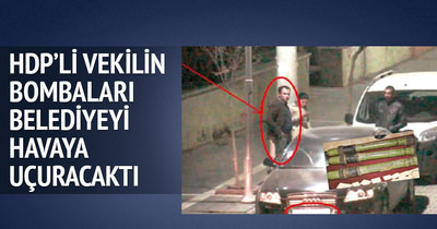 HDP’li vekilin bombaları belediye havaya uçurulacaktı