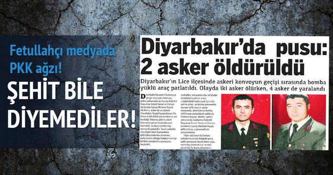 Fetullahçı medyada PKK ağzı!
