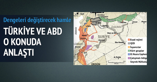 Flaş iddia: Türkiye ve ABD IŞİD’den arındırılmış bölge konusunda anlaştı