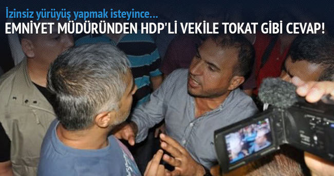Batman’da HDP’liler ile polis arasında gerginlik