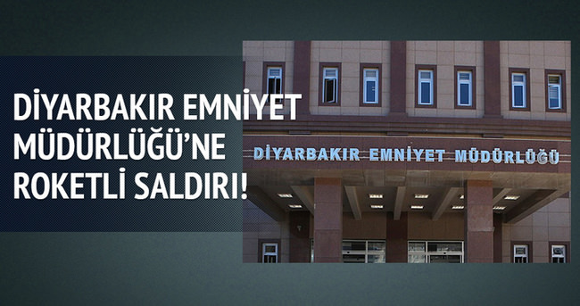 Diyarbakır’da Emniyet Müdürlüğü’ne roketli saldırı