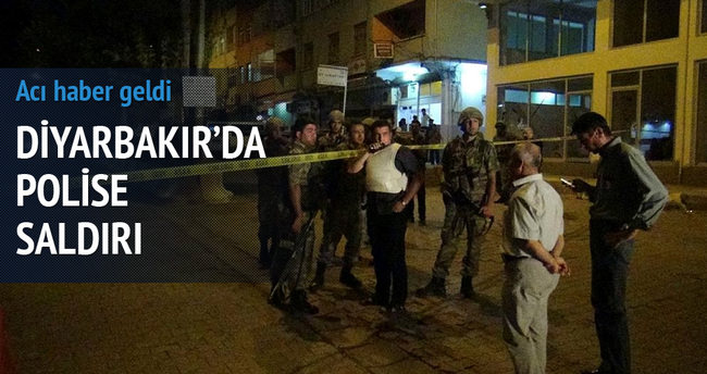 Diyarbakır’da polis aracına silahlı saldırı