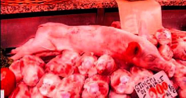 Narlıdere’de 63 kilo domuz eti bulundu