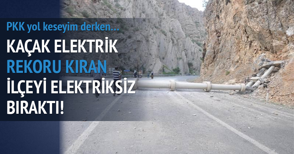 PKK’lılar Hakkari-Çukurca yolunu kapattı