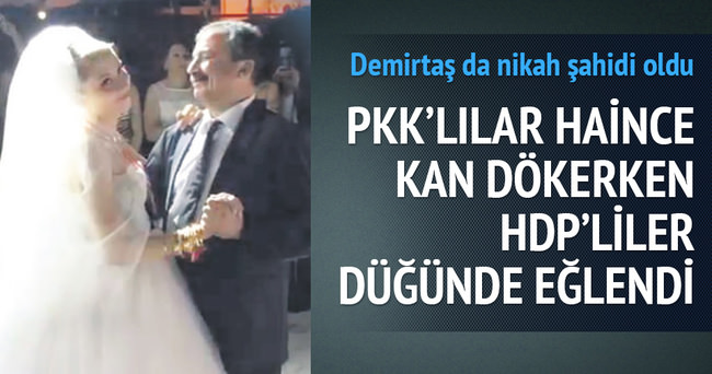 HDP’liler Sırrı Süreyya Önder’in kızının düğününde eğlendi