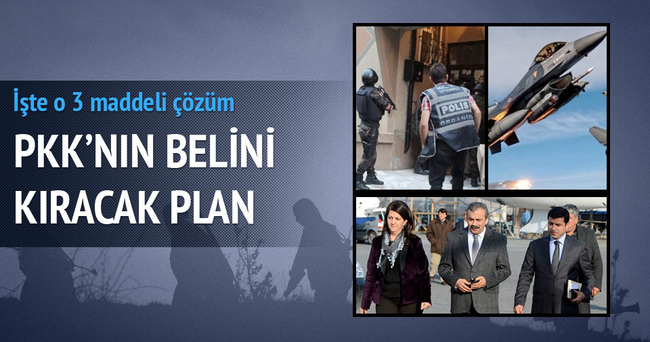PKK’yı bitirecek 3 aşamalı plan!