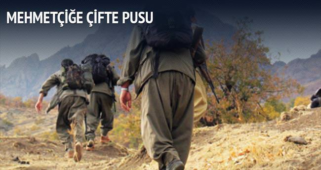 Terör örgütü PKK Mehmetçiğe Ağrı’da çifte pusu kurdu