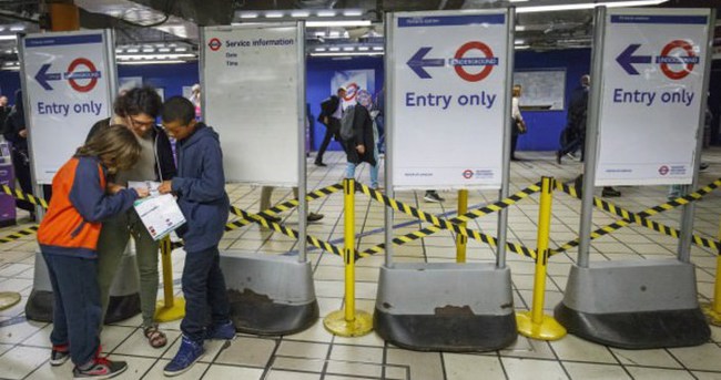 Londra metrosunda grev