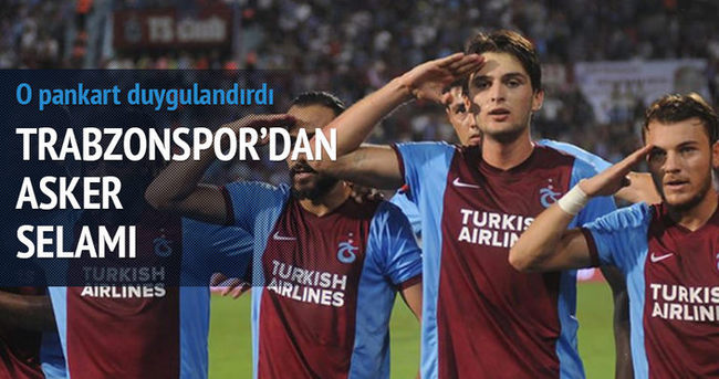 Trabzonspor’dan asker selamı