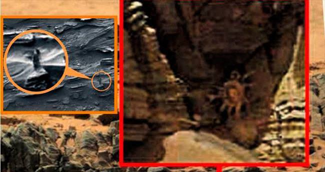 Mars’ta bu kez de yengeç görüntüsü