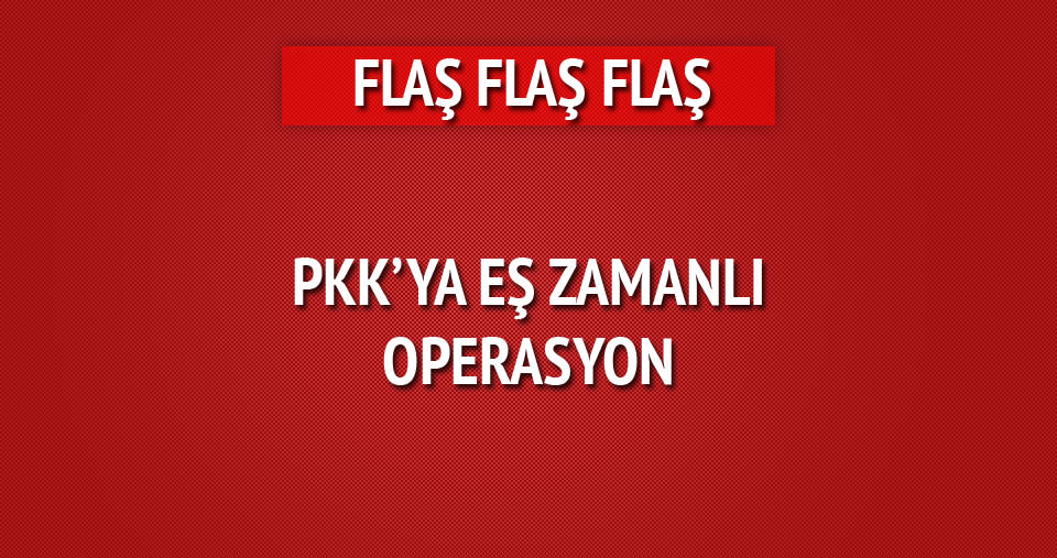 Ankara’da PKK’ya eş zamanlı operasyon