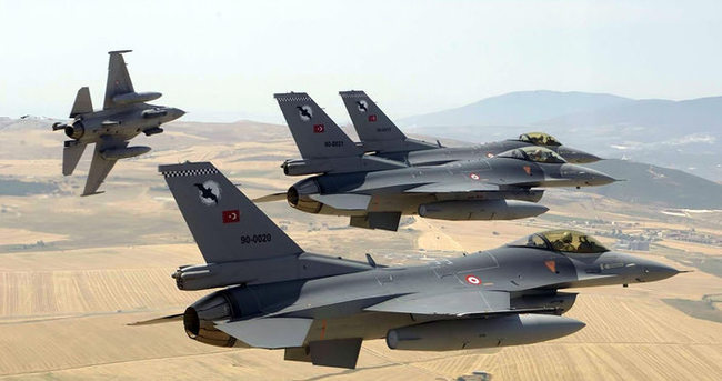 Suriye’den Türk jetlerine şok taciz!