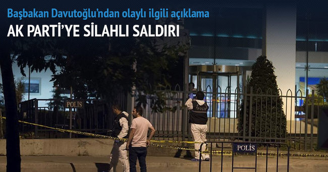 İstanbul'da AK Parti binasına silahlı saldırı: 1 yaralı
