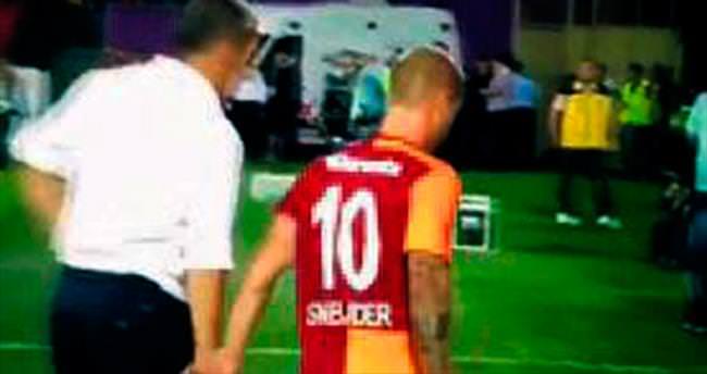 Sneijder biraz kızdı